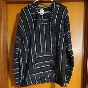 C.C Black and Gray Striped Jacket